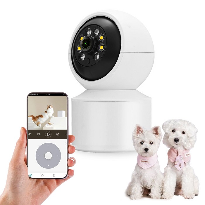 NuriCam CCTV 홈캠 1080P 스마트 카메라, CS201AO, 1개