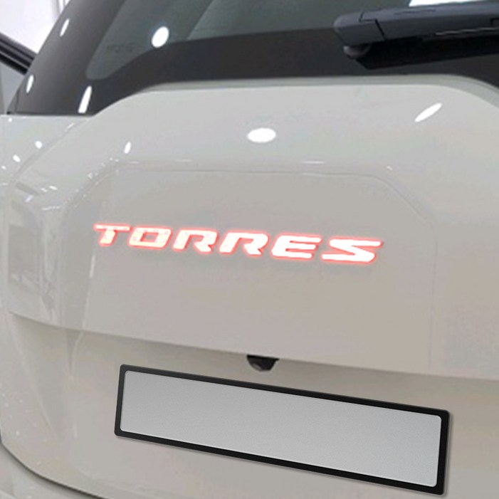 [오카] 토레스 호환 용품 리어 레터링 엠블럼 리플렉터 반사 스티커 튜닝 악세사리