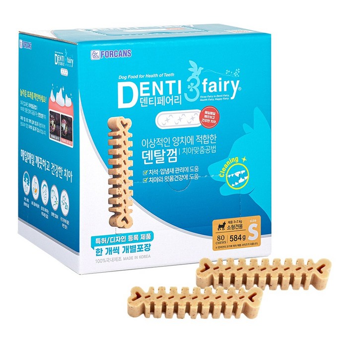 포켄스덴티페어리 포켄스 반려 동물 디스펜서 덴탈 껌 S 584g