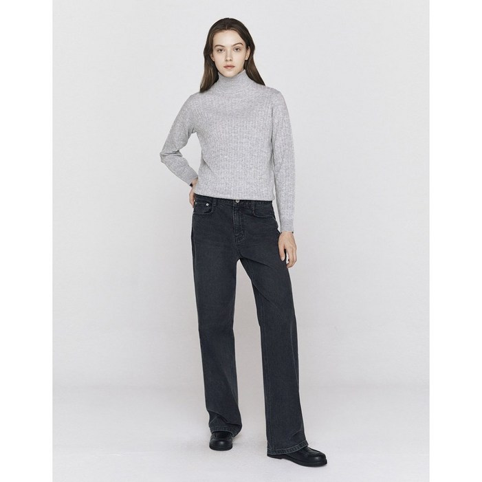 지오다노 NEW 여자 기모 스트레이트 데님 05415944