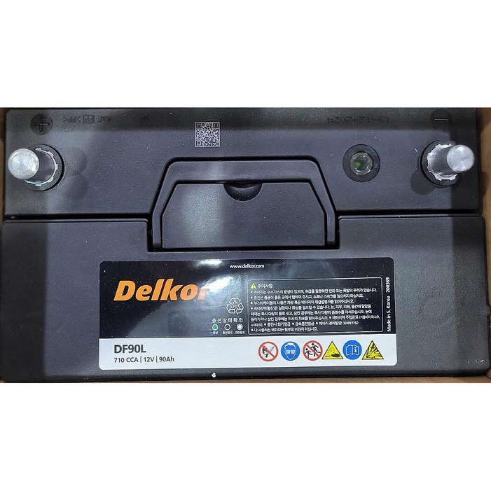 델코 밧데리 DF 90L 최신 정품 자동차 배터리 차량용 밧데리 테라칸 싼타페 트라제 투싼 NF쏘나타 베라크루즈 NEW스포티지 레토나 카렌스 쏘렌토R 무쏘 이스타나