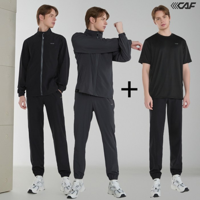 르까프 25SS 남성 우븐 트레이닝복  반팔티 3종택1