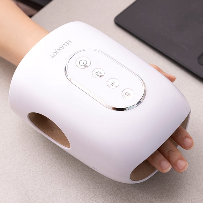 릴렉스조이 미니에어 무선 온열 손 마사지기 RJH3021