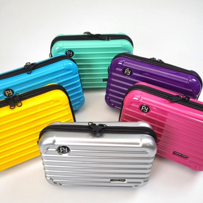 뷰티다모아 하드  미니 캐리어 파우치 휴대용 화장품