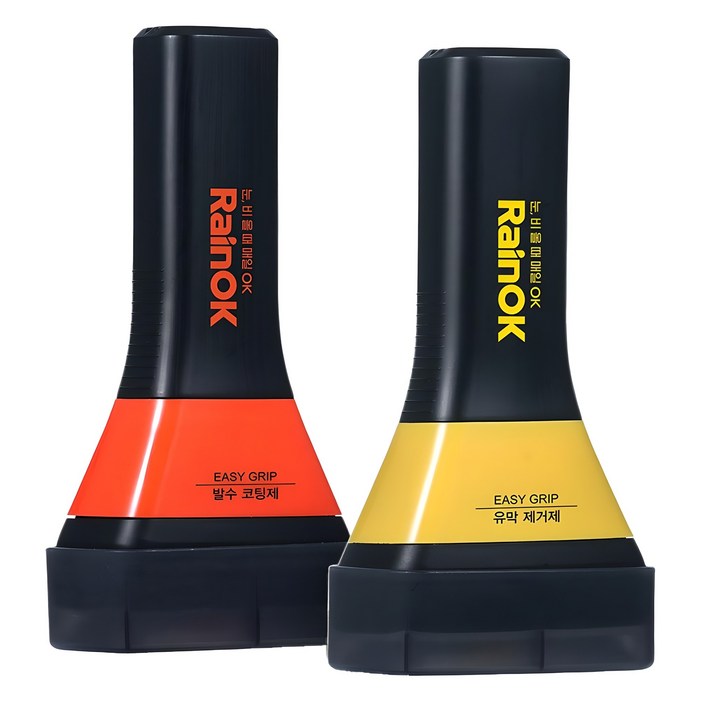 불스원 Rain OK NEW 이지그립 유막제거제 120ml  발수코팅제 120ml 세트