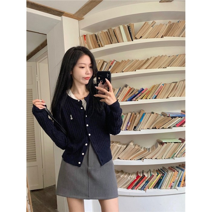 반팔 니트 빅사이즈 러빈데어 모노타임 리에뜨 보웬 캐시미어 A013