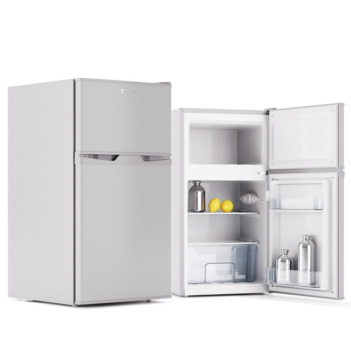 마루나 소형 냉장고 85L 일반 미니 원룸, 실버, BCD95HS
