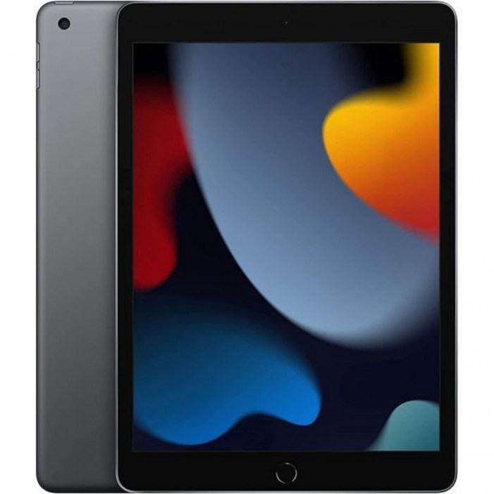 Apple iPad9세대 A13 바이오닉 칩 탑재 10.2인치 레티나 디스플레이 64GB WiFi 12MP 전면8MP 뒷면 카메라 터치 ID 하루 종일 배터리 수명 – 스페이스
