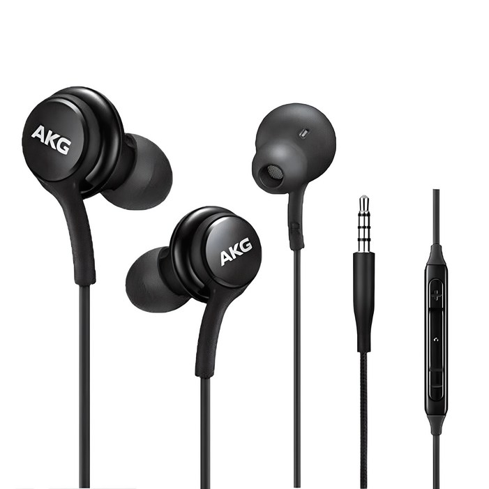 홈방구삼성전용 3.5 단자 유선이어폰 정품 AKG 스마트폰 갤럭시 노트북 인강 게이밍 S8 S9 S10 노트8 노트9 아비스토 귀이개 구성품 포함, 블랙