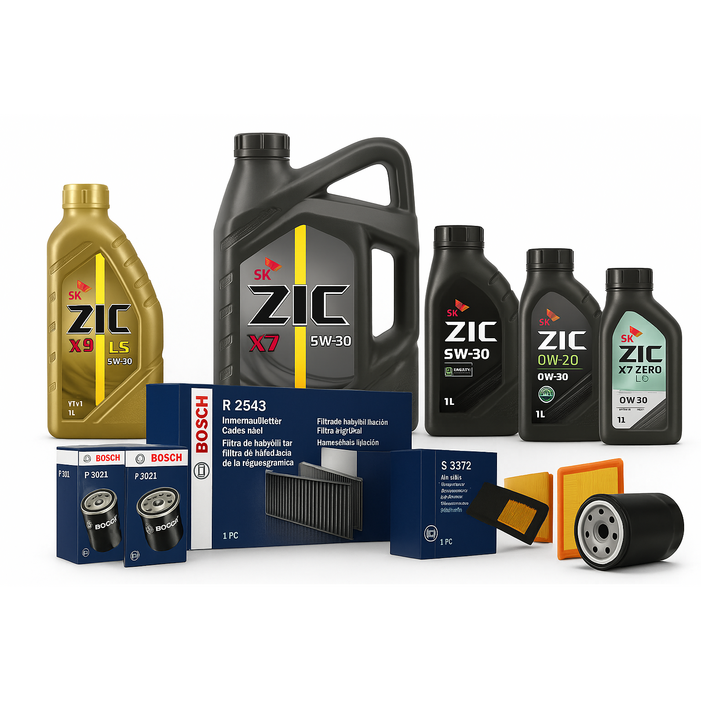 모하비 스포티지 R 전차종 엔진오일 오일세트 보쉬필터 지크오일, 1세트, 기아, 스포티지 R더뉴 2.0 디젤필터오일8L
