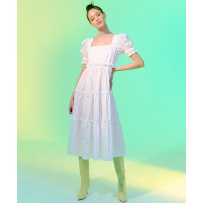DAZE DAYZ BIANCA PUFF DRESS 215506