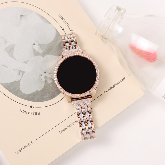 오르몽트 갤럭시워치8 7 6 5 4 3 호환 클래식 큐빅 브레이슬릿 메탈 갤럭시워치스트랩 시계줄 줄질