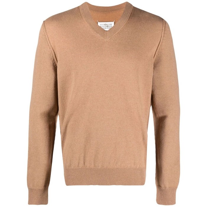 메종 마르지엘라 V넥 캐시미어 스웨터