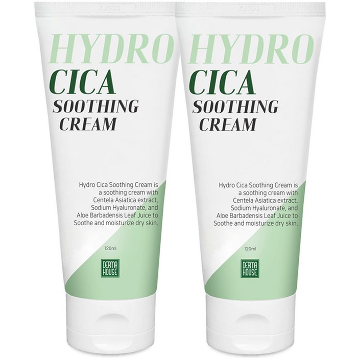 더마하우스 하이드로 시카 대용량 수분크림120mlx2개수분공급 진정 촉촉한피부
