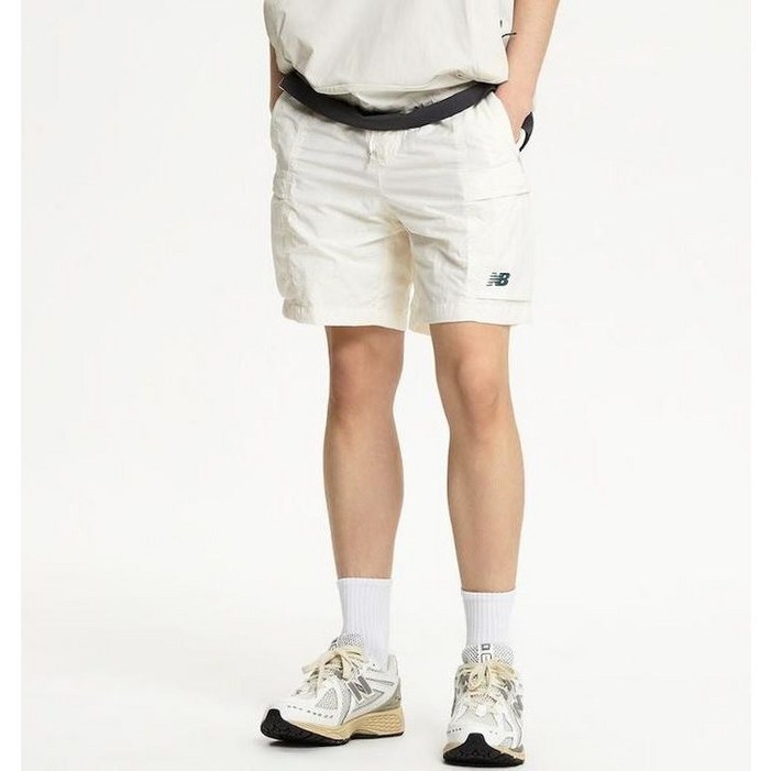 뉴발란스 UNI NBSC 4.5부 우븐 숏팬츠 NBNVE22513 크림