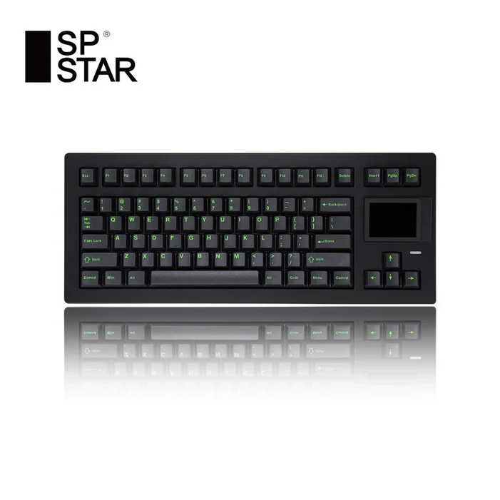 SP STAR D82 PRO 무선 기계식 키보드 트라이 모드 맞춤형 핫 스왑 개스킷 RGB 게이밍 디스플레이 화면
