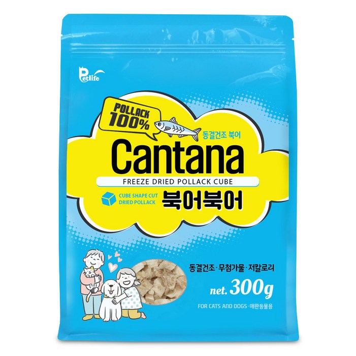 칸타나 동결건조 북어북어 300g