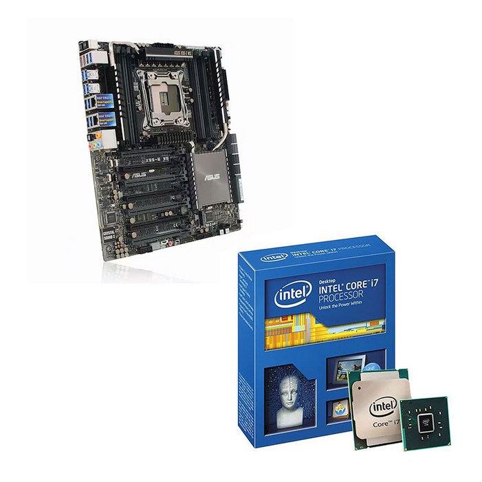 ASUS X99E WS 메인보드 i75930K CPU 번들