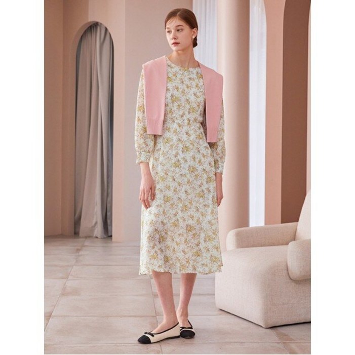 SOUP SOUP 롱 렝스 플라워 원피스 SA2OPE1