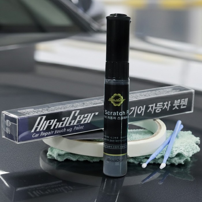 알파기어 SM5 뉴 임프레션 붓펜 EEN 솔리드블랙 카 페인트 차량용 자동차 셀프 도색 기스제거, SM5 뉴 임프레션 EEN사은품, 1개