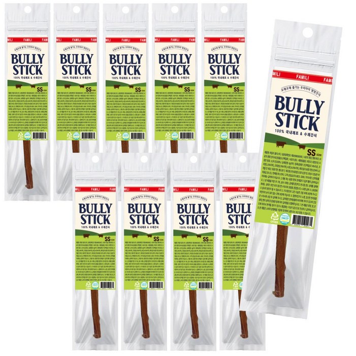 파밀리 강아지 불리스틱 간식