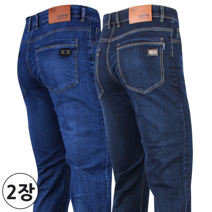 2장 봄여름용 남자 매력스판 청바지 데일리 남성 캐주얼 데님 팬츠 J442