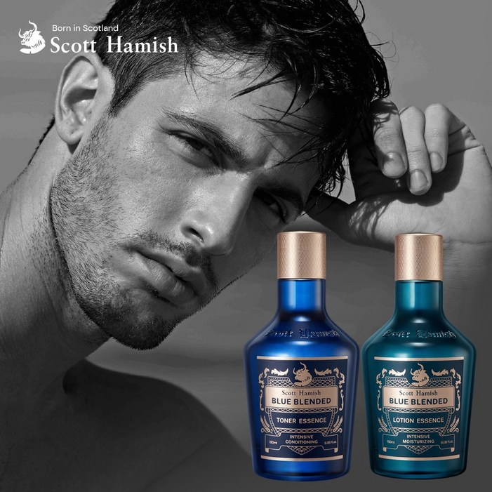 스콧해미쉬 블루 블렌디드 토너에센스180ml로션에센스180ml, 2종기획, 남자 올인원에센스, 1세트 스콧해미쉬 블루 블렌디드 토너에센스180ml로션에센스180ml, 2종기획, 남자 올인원에센스, 1세트