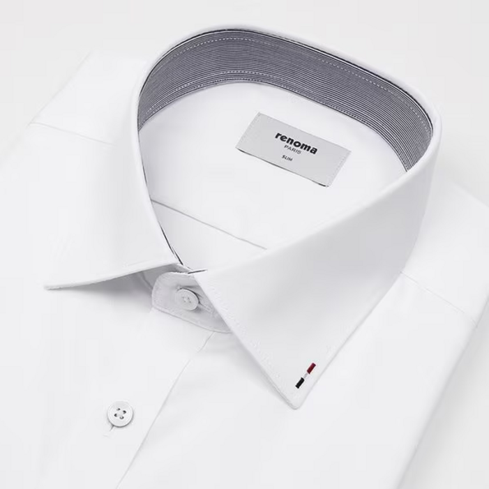 백화점 정품 레노마셔츠 남성 정장 와이셔츠 반팔 슬림핏