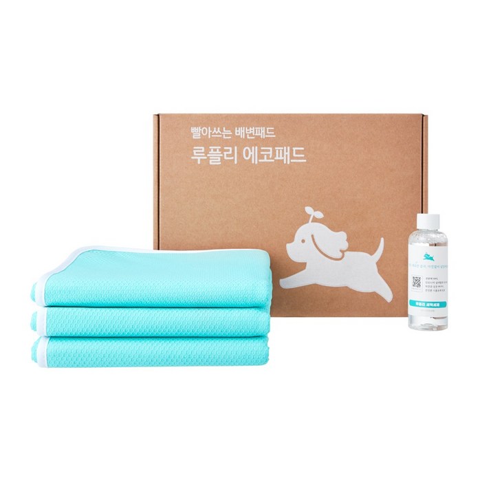 루플리 에코패드 프리미엄 빨아쓰는 배변패드 친환경 강아지 패드, 1개, 1개입