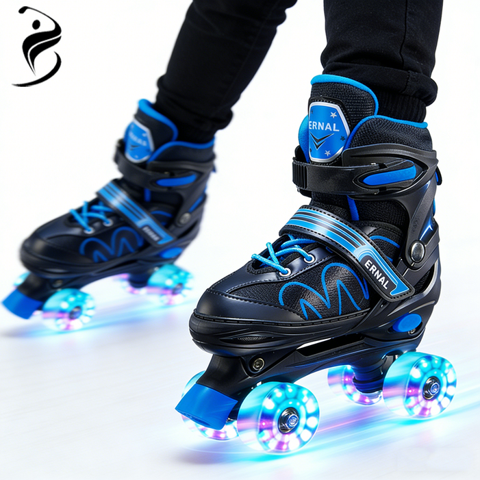 복나이트 성인 롤러스케이트 롤러슈즈 스케이트 조절 가능 롤러장 롤러스케이트장
