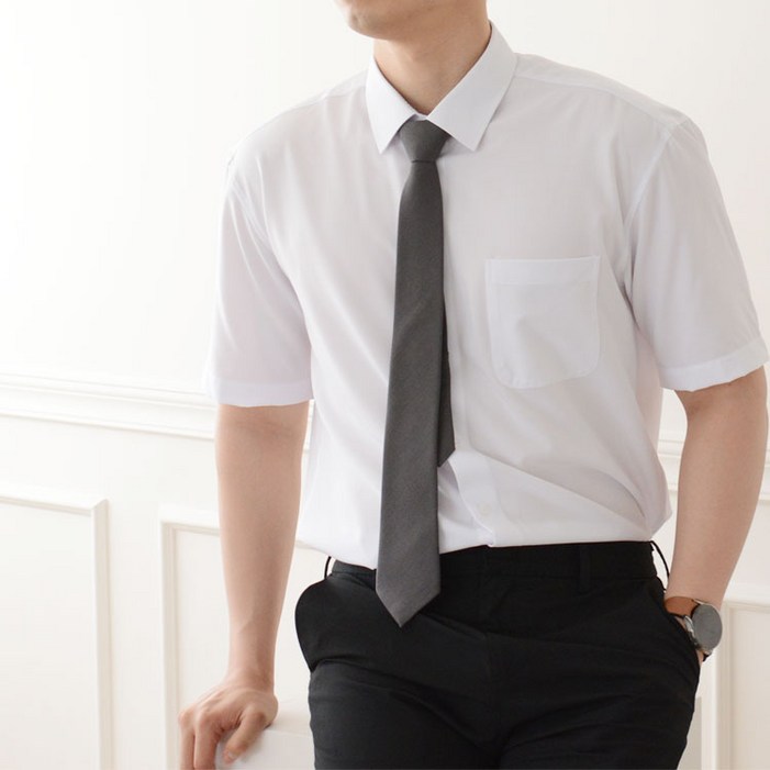 제이유 구김없는 반팔 스판 와이셔츠 제이유 구김없는 반팔 스판 와이셔츠