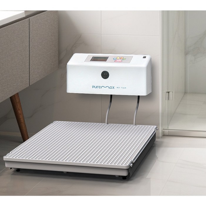 멍멍쉬 자동세척 배변판, 자동 물세척으로 냄새가 거의 없어 깔끔한 배변판 기본형확장형, 1개, 화이트