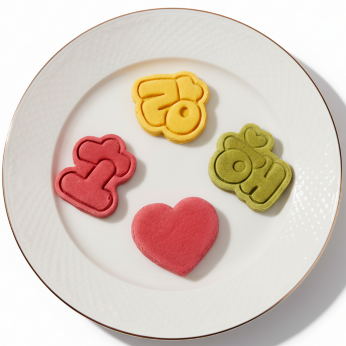 독특 수제간식 사랑해쿠키 생일기념 강아지쿠키, 1개