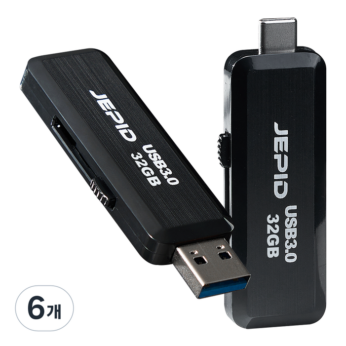 제피드 USB 메모리 3.0 C타입, 6개, 32GB