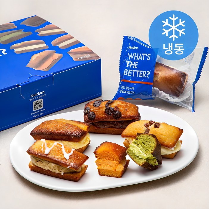 널담 뚱낭시에 8종 세트 냉동, 50g, 8개입, 1세트