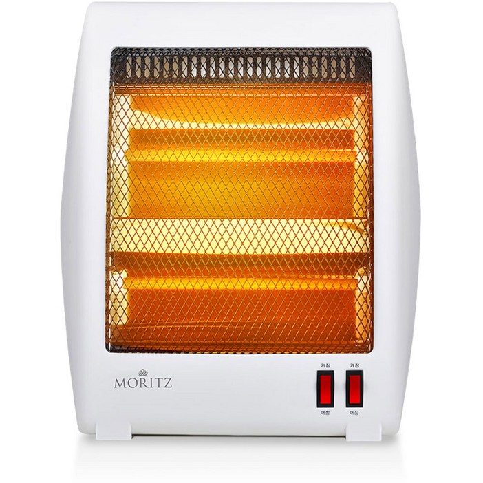 모리츠 2단 분리형 석영관 전기히터, 화이트, MEH1V800HJ