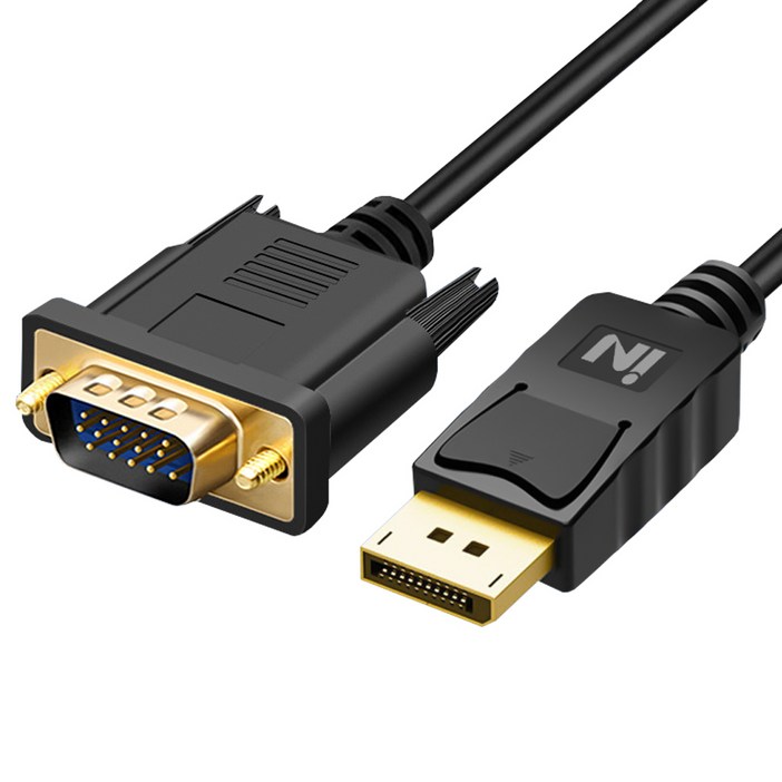 인네트워크 Displayport 1.1V to VGA 케이블 INDPV02, 1개, 2m
