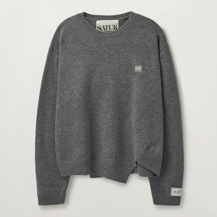 세터 남녀공용 더블린 언발란스 캐시미어 블렌드 니트