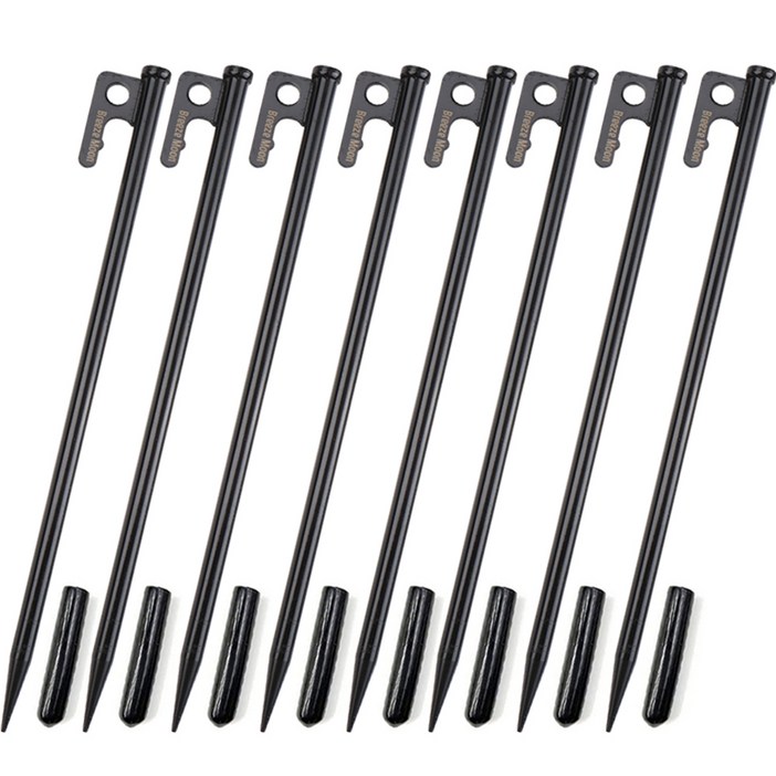 브리즈문 테이퍼링 고강도 단조팩 블랙 S45C 8p  보관용 캡 세트