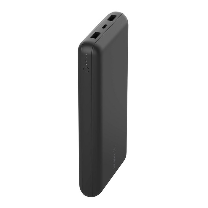 벨킨 BoostCharge 3포트 동시 충전 고속 충전 아이폰 갤럭시용 보조배터리 15W, BPB012btBK, 블랙 벨킨 BoostCharge 3포트 동시 충전 고속 충전 아이폰 갤럭시용 보조배터리 15W, BPB012btBK, 블랙