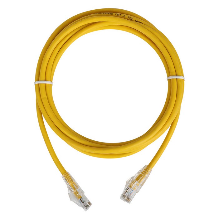 넥시 동일전선 CAT6 케이블, 옐로우, 1개, 20m