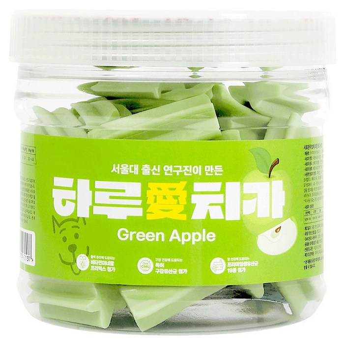 하루애 강아지 치카 서울대출신 연구진이 만든 유산균 껌