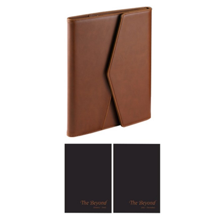 프랭클린플래너 더비욘드 만년형 바인더 + 1D1P 속지 2p 세트