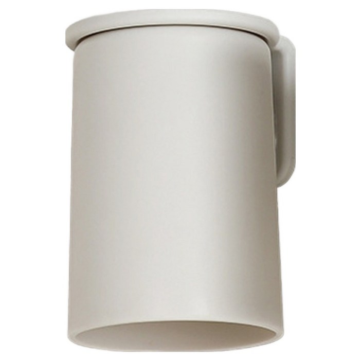 릴리바스 프리미엄 마그네틱 무타공 거꾸로 양치컵, 라이트그레이, 1개