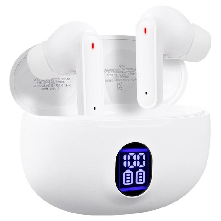 팬택 LCD 무선 커널형 블루투스 ENC 노이즈캔슬링 이어폰