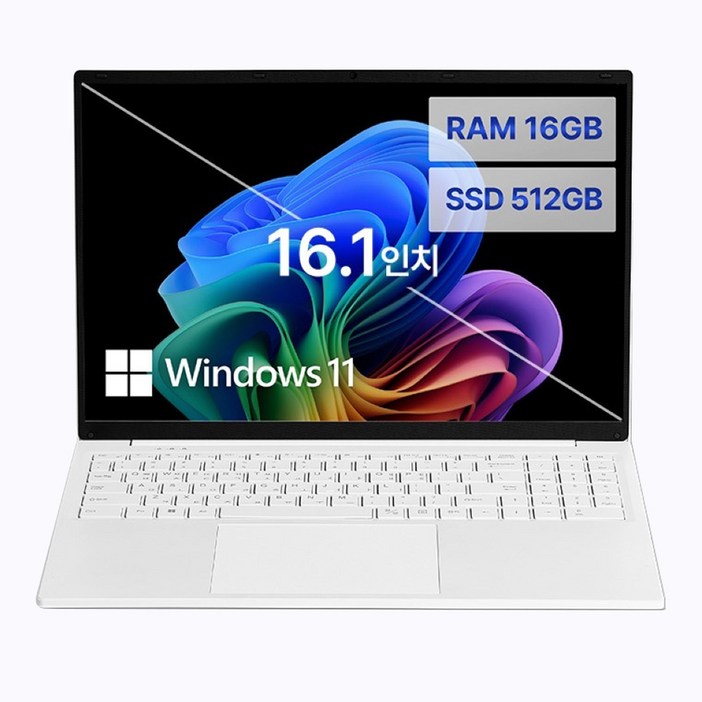 베이직스 2024 베이직북 16 N시리즈, White, 512GB, 16GB, WIN11 Pro, BB1624FW