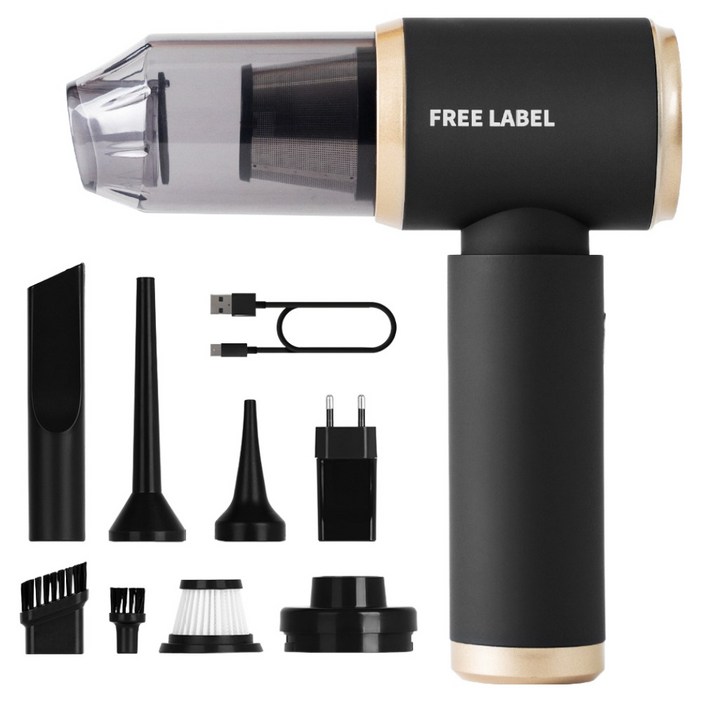 프리라벨 무선 차량용 진공 청소기 에어건 LS3000