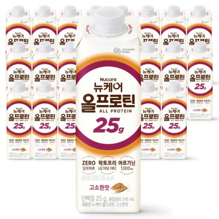 뉴케어 올프로틴 고소한맛, 245ml, 24개