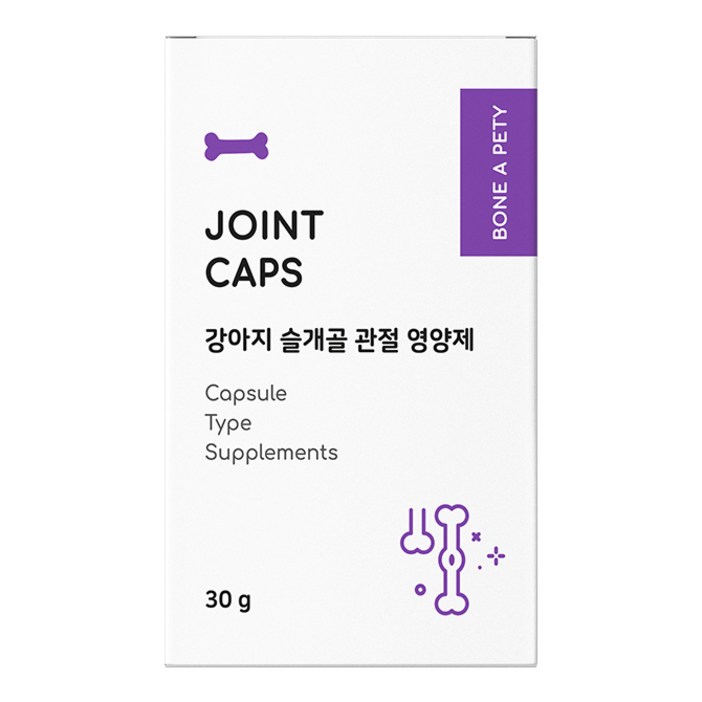 본아페티 강아지 캡스 영양제, 60정, 뼈/관절강화, 1개