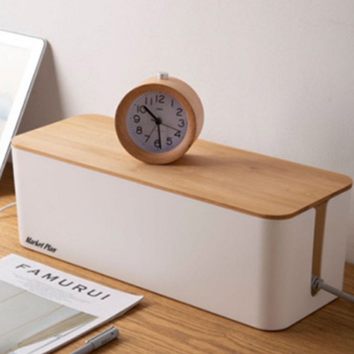 마켓플랜 심플 멀티탭 정리함